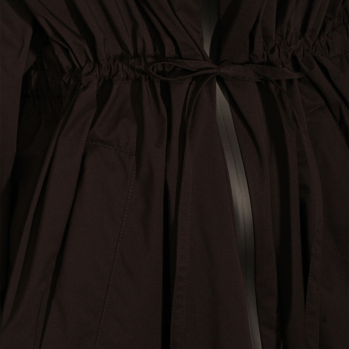 Herno Long High-Collar Jacket With Adjustable Waist