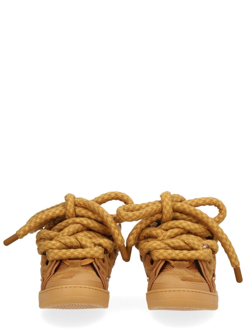 Lanvin Curb Suede Oversized Sneakers