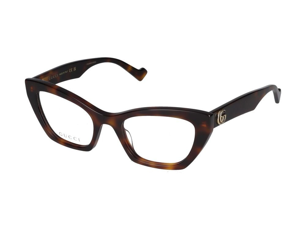 Gucci Eyeglasses Gg1334o 002 Havana Havana Transparent 52/20/145