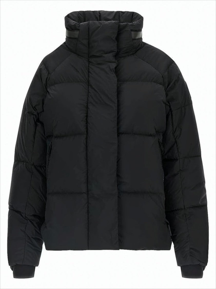 Canada Goose Quilted Padded Jacket With High Collar And Hood