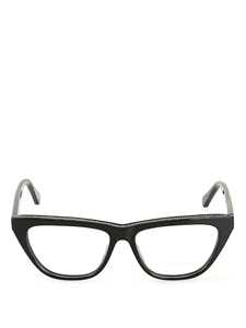 Stella Mccartney Bold Cat-Eye Black Acetate Optical Frames