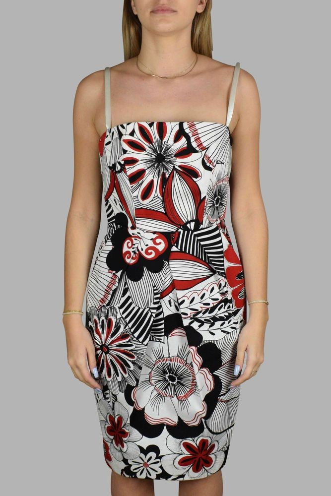 Dolce & Gabbana Sleeveless Fitted Suspender Dress