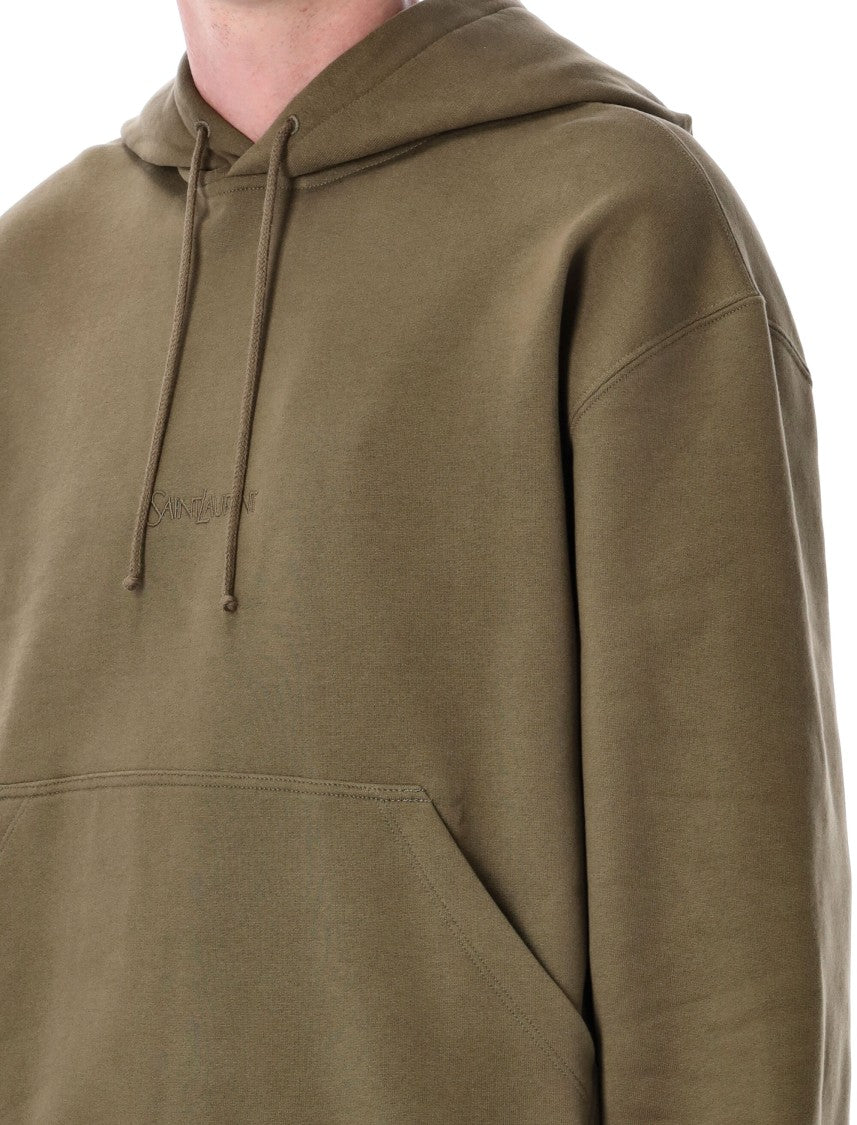 Saint Laurent Relaxed Fit Cotton Hoodie