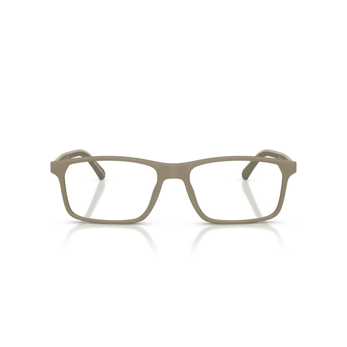 Emporio Armani 0Ea3266u Rectangular Matte Finish Eyeglasses With Subtle Logo