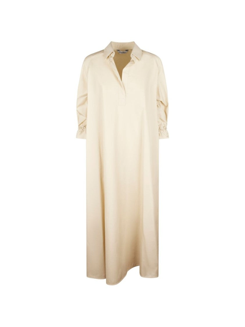 Max Mara Midi Dress With Soft Collar