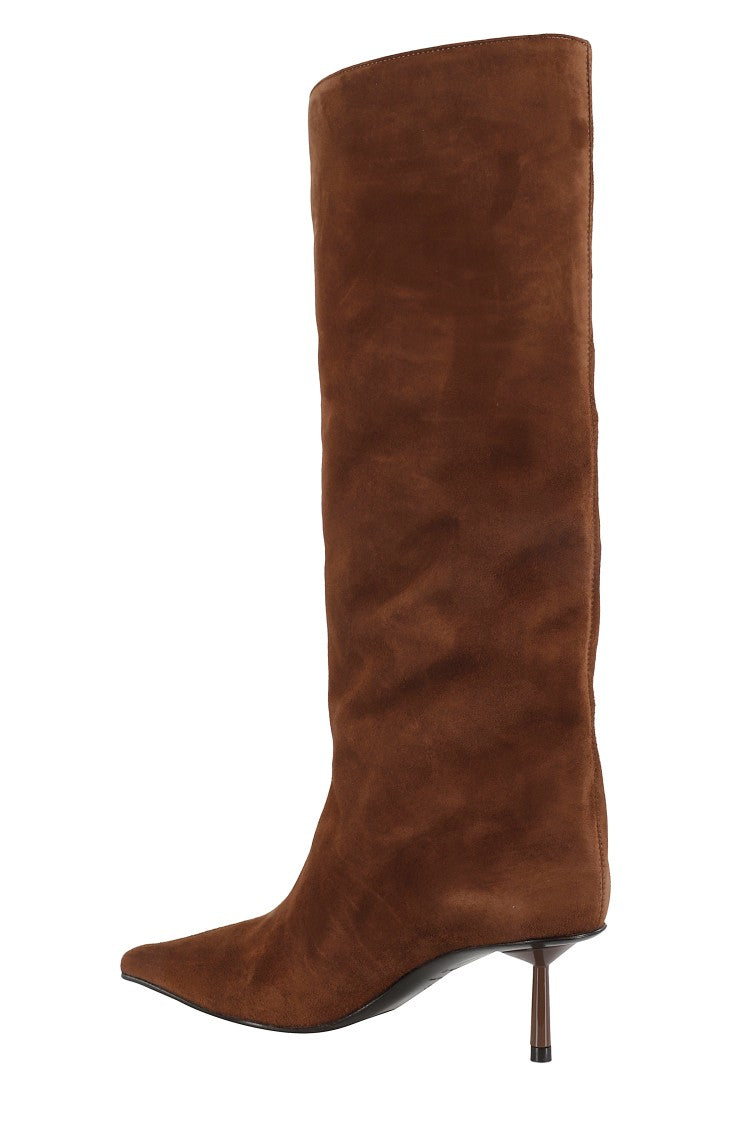 Le Silla Knee-High Toffee Suede Bella Boots