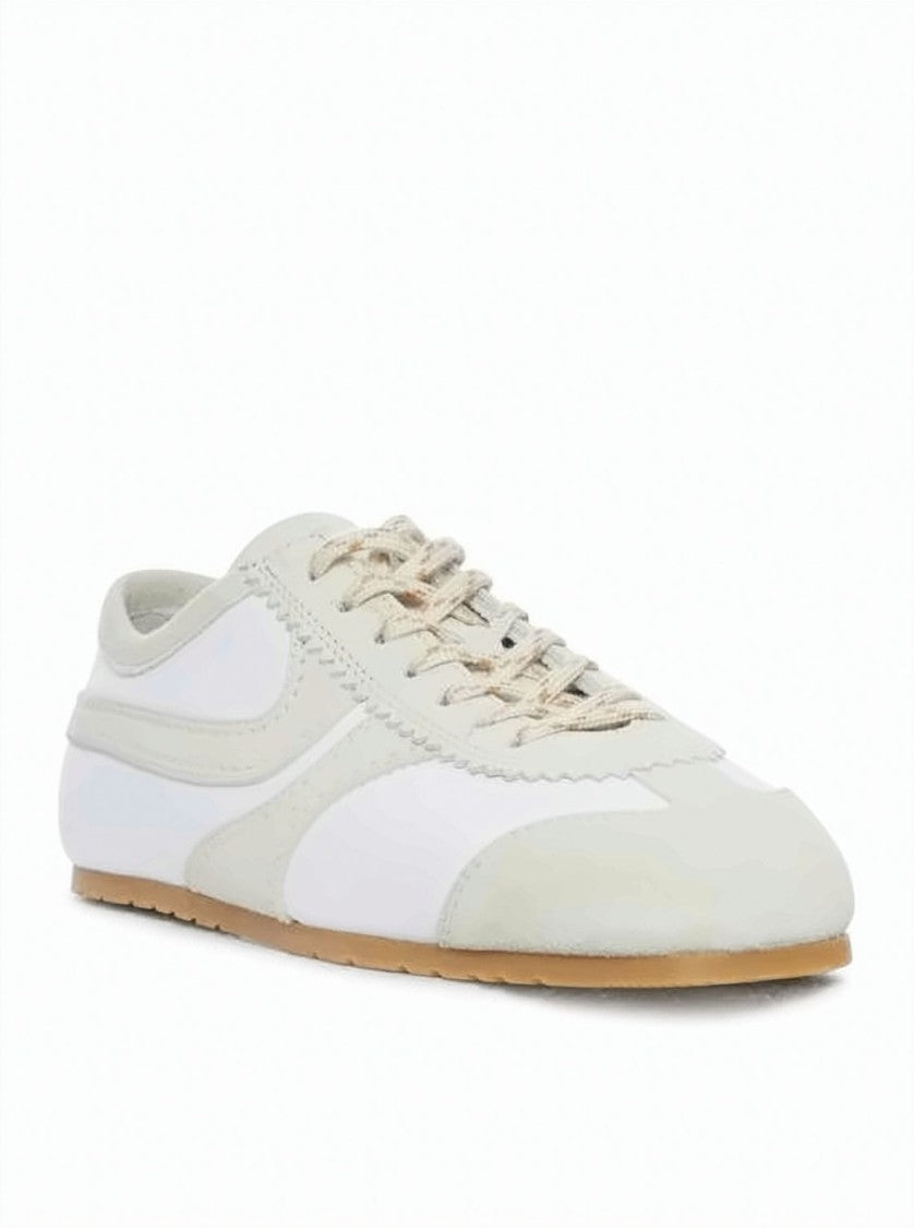 Dries Van Noten Calf Leather And Suede Sneakers