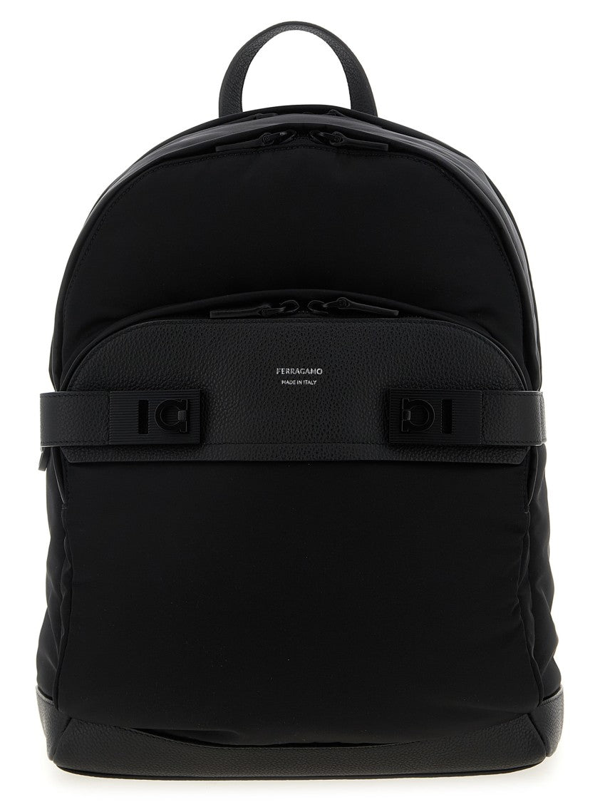 Ferragamo 'Twins Nylon' Backpack