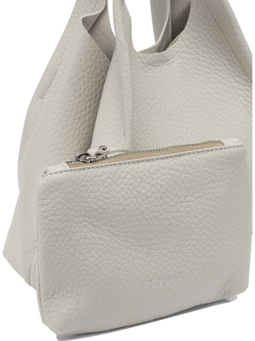 Gianni Chiarini Textured Leather Shoulder Bag With Spacious Design