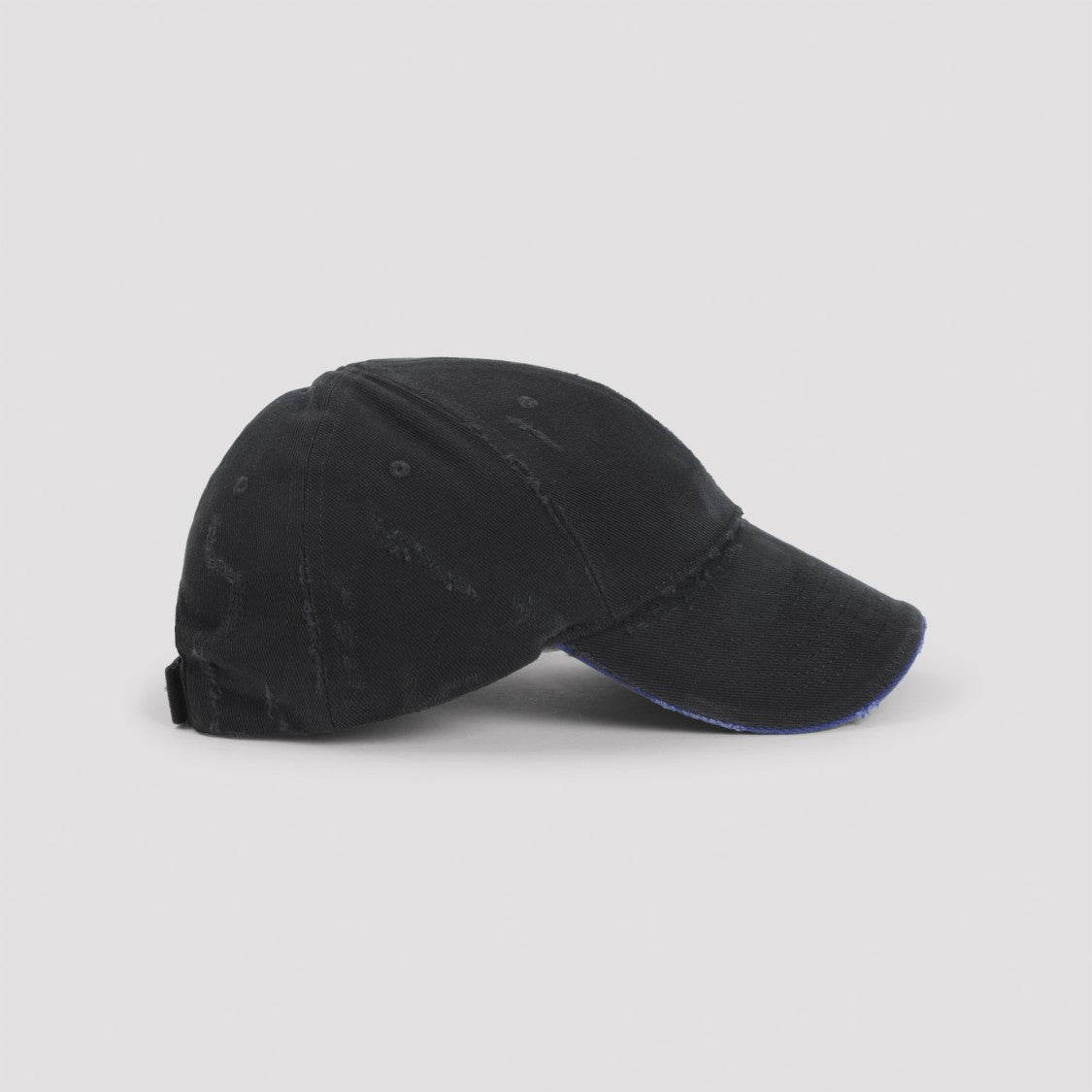 Balenciaga Black Cotton Cap