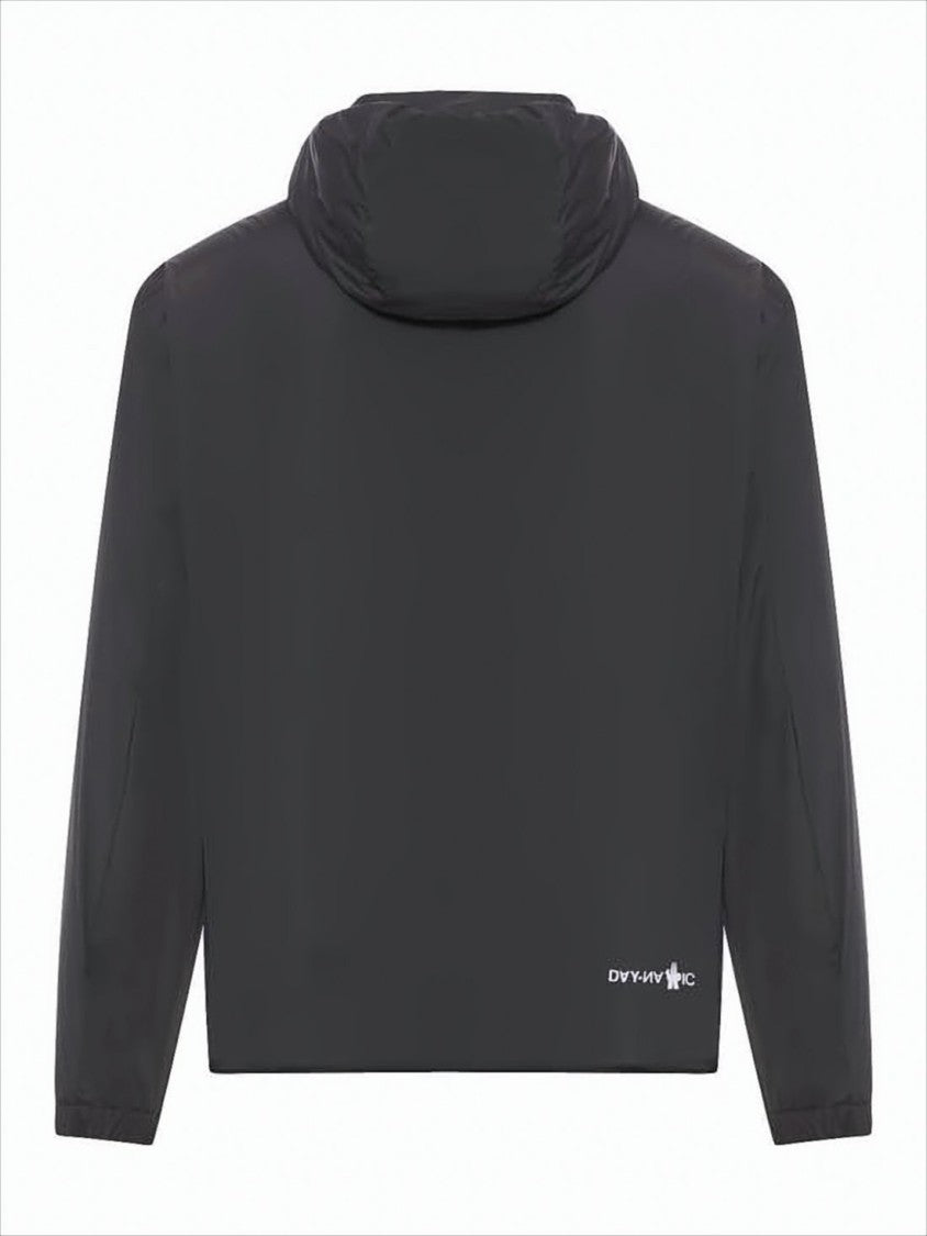 Moncler Lightweight Hooded Jacket With Zipper Closure