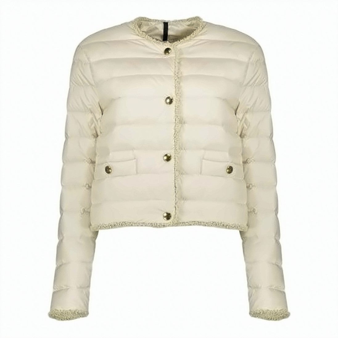 Moncler Cropped Quilted Padded Moncler Jacket