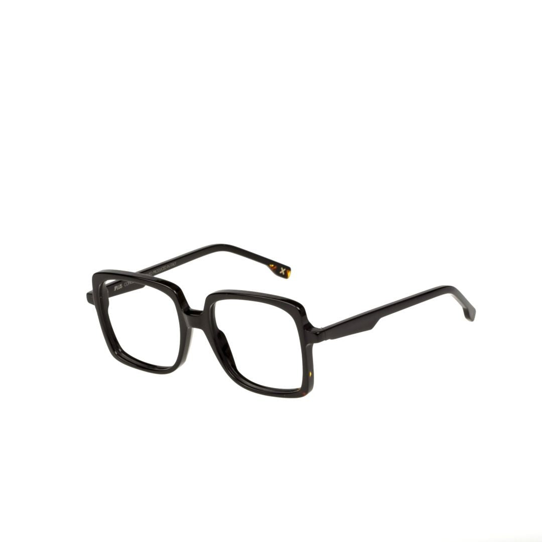Jplus Heidi Oversized Square Acetate Eyeglasses With Glossy Finish