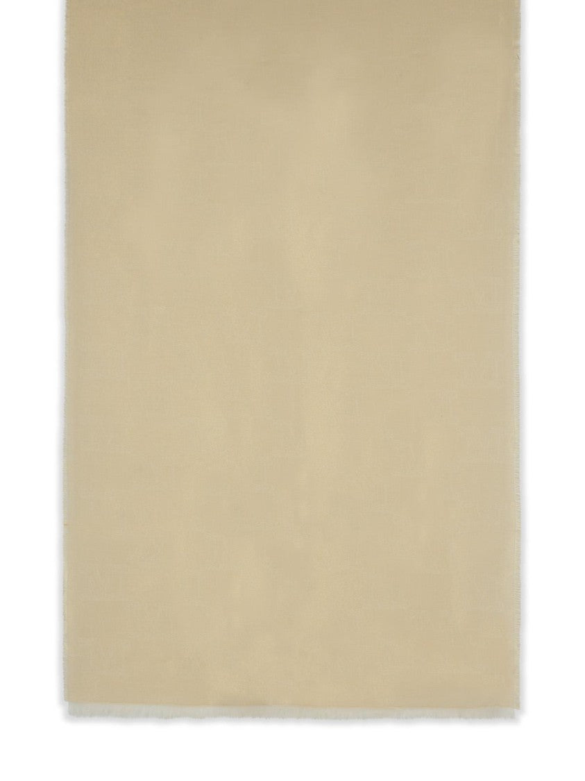 Max Mara Whiskey' Beige Viscose Blend Scarf
