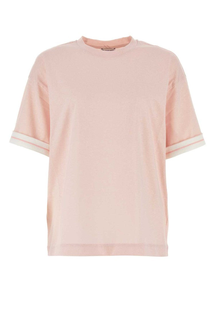 Burberry Pink Cotton Oversize T-Shirt