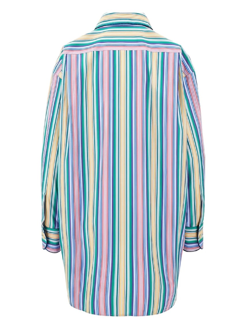 Etro Vibrant Striped Shirt With Classic Collar