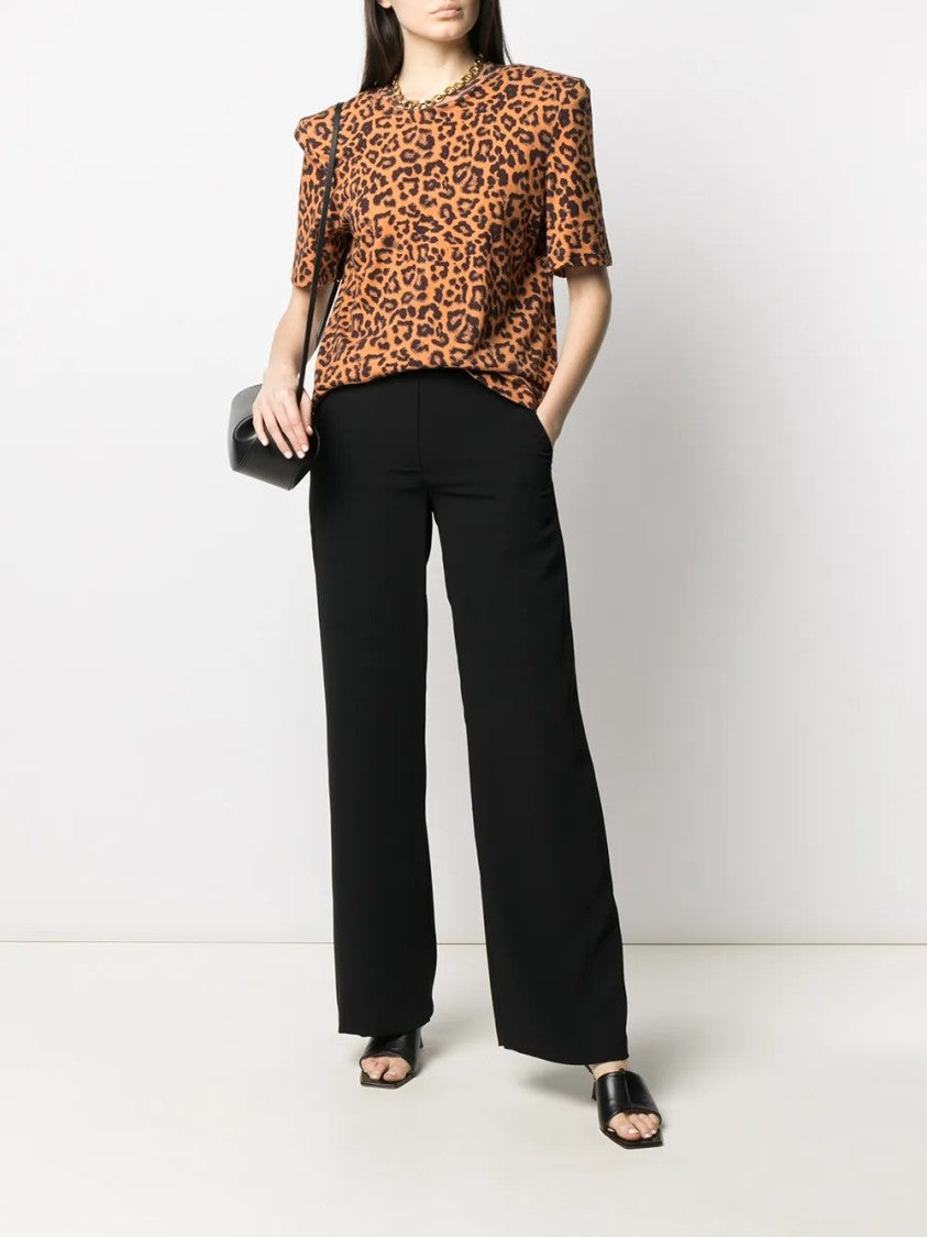 P.A.R.O.S.H. Wide-Leg Pants With Elasticated Back Waistband