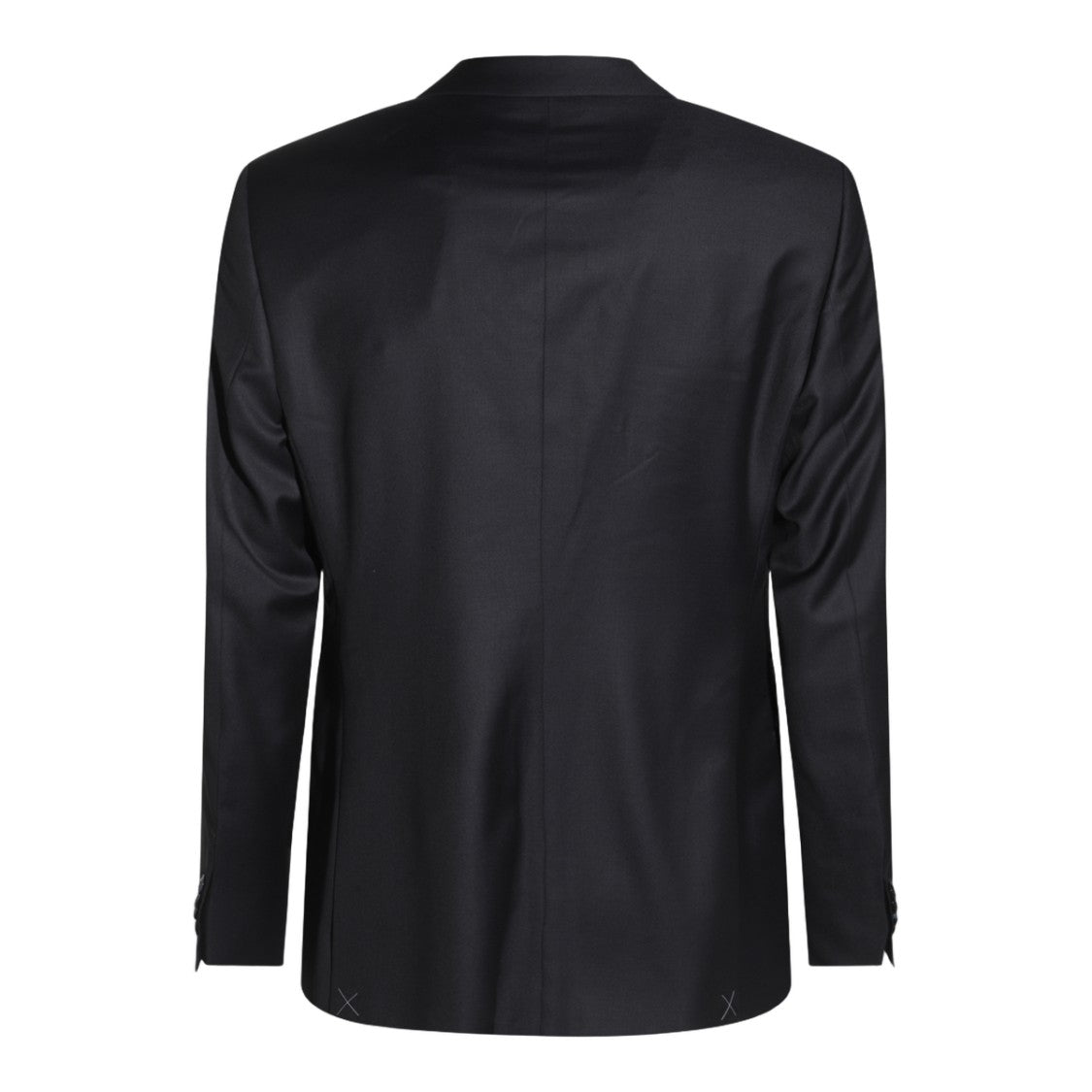 Giorgio Armani Tailored Black Suit With Classic Two-Button Blazer