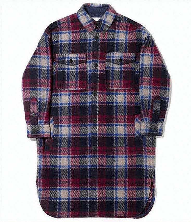 Isabel Marant Plaid Casual Jacket With Button-Up Front