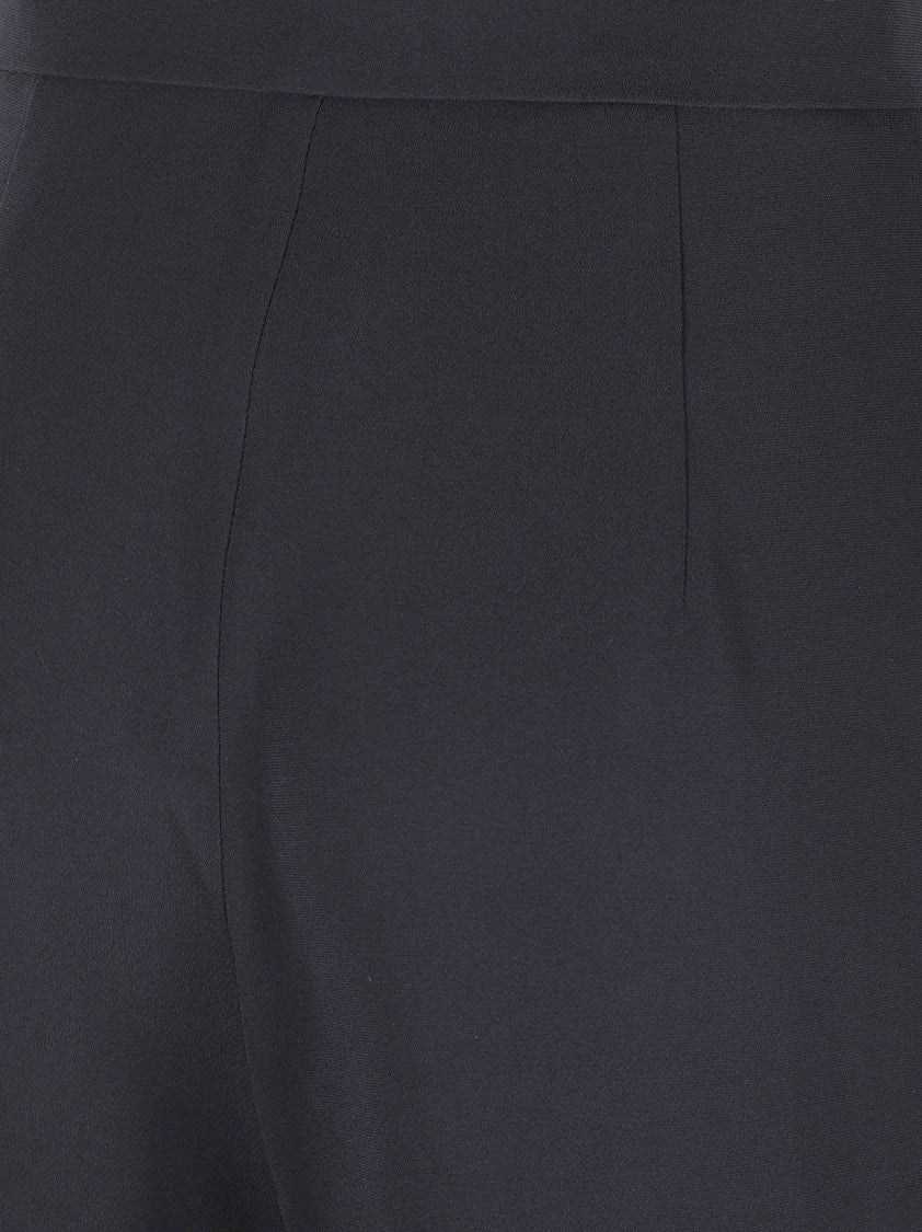 Max Mara Tailored Straight-Leg Trousers With High Waist And Matte Finish