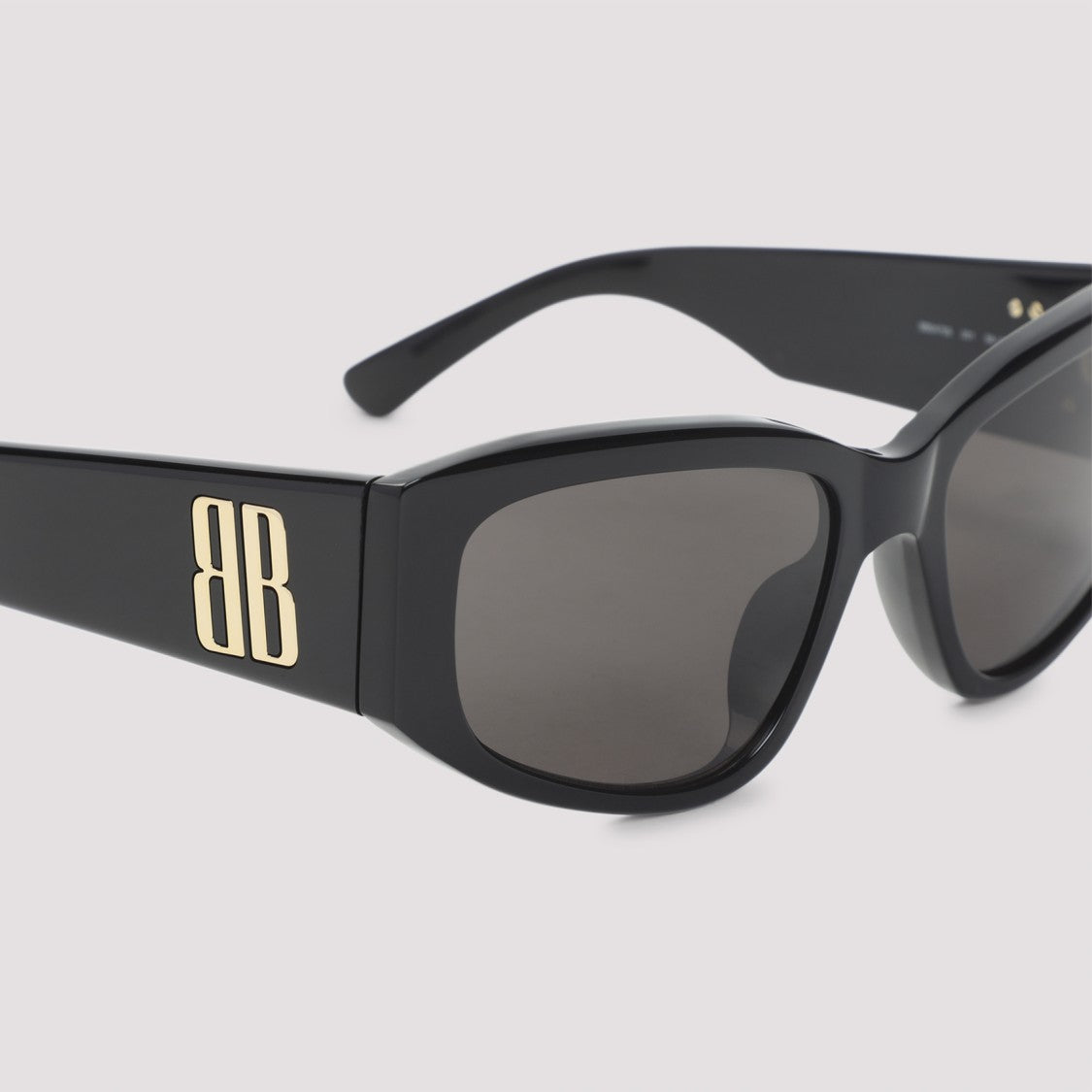 Balenciaga Black Acetate Sunglasses