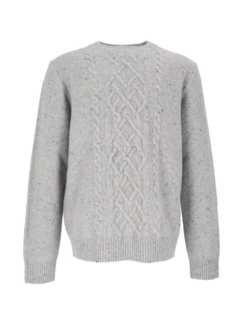 Peserico Man Sweater Cable Knit Sweater