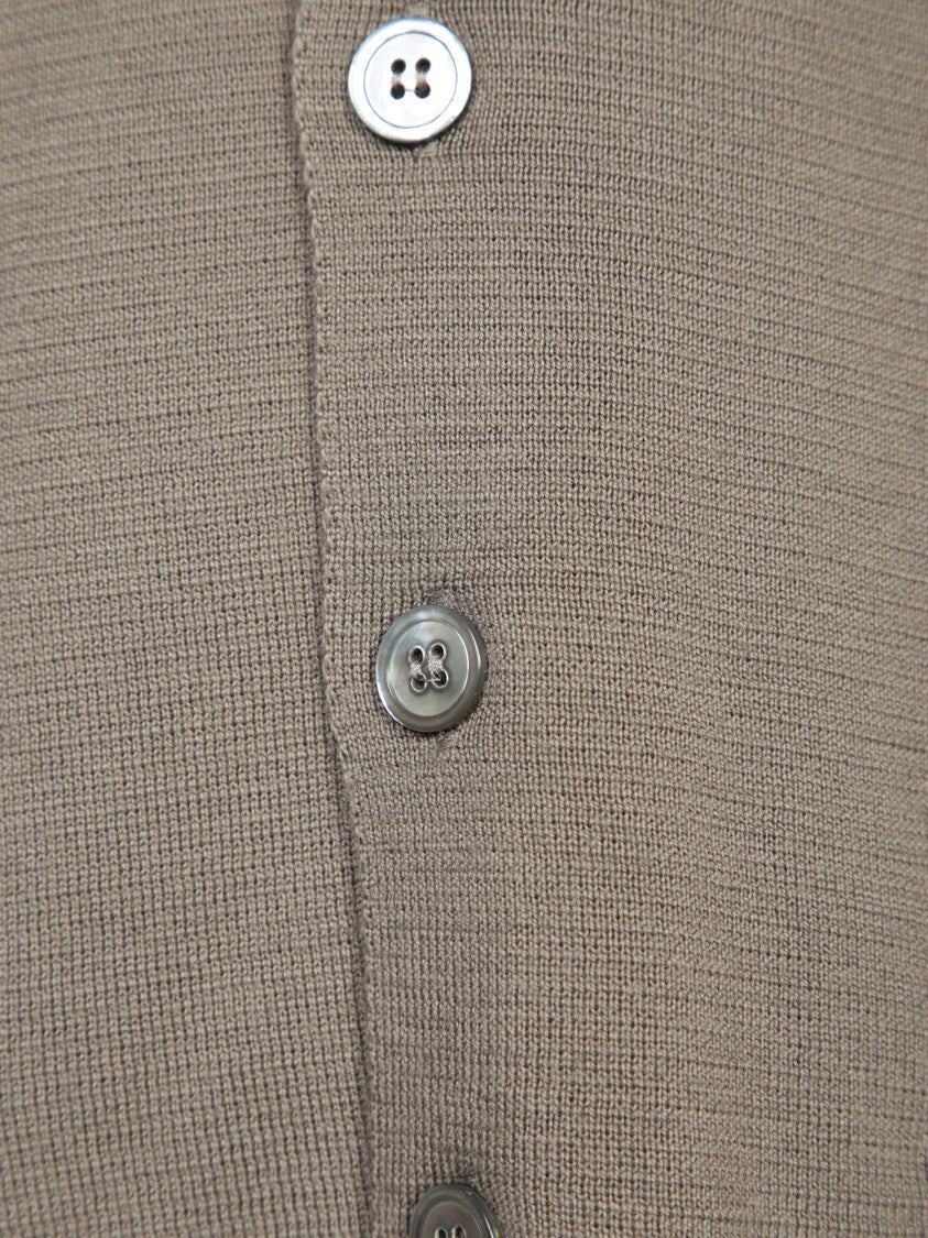 Dell'oglio Beige Knit Vest