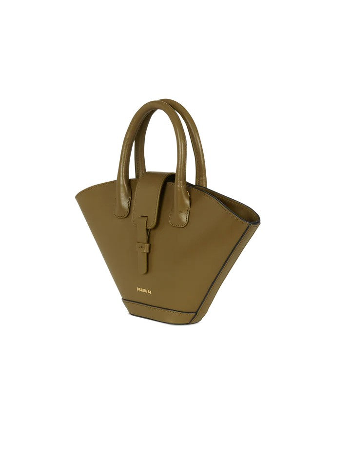 Paris64 Mini Lumière Green Leather Tote Bag