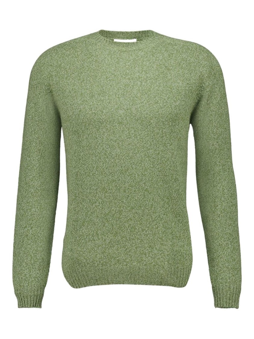 Boglioli Speckled Effect Wool-Cashmere Crew Neck Sweater