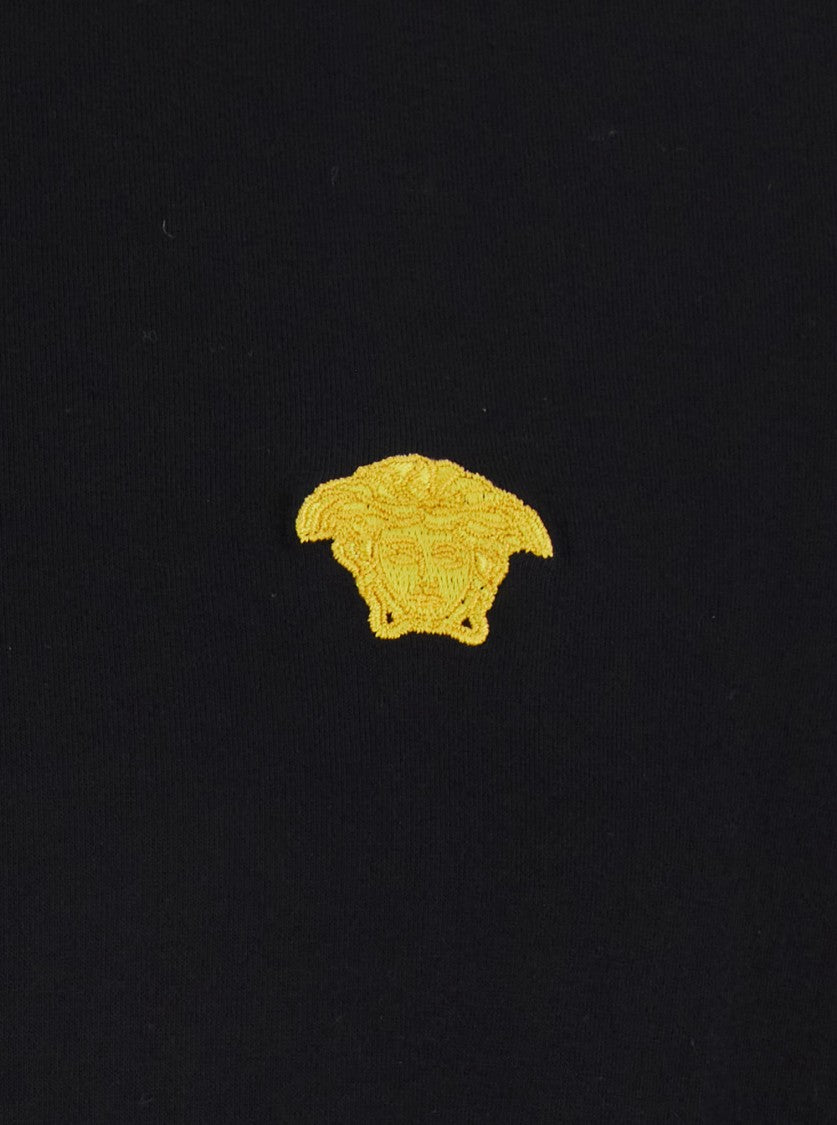 Versace Black Cotton T-Shirt