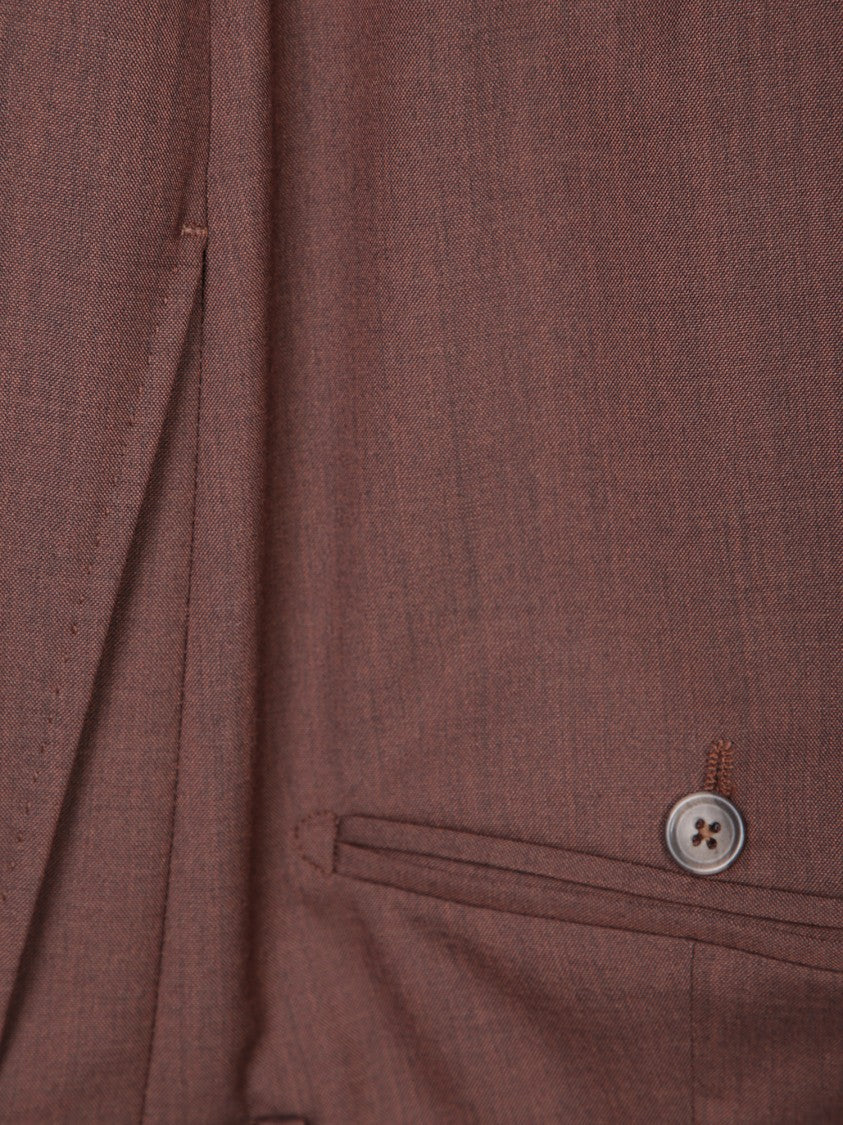 Tagliatore Brown Wool Suit