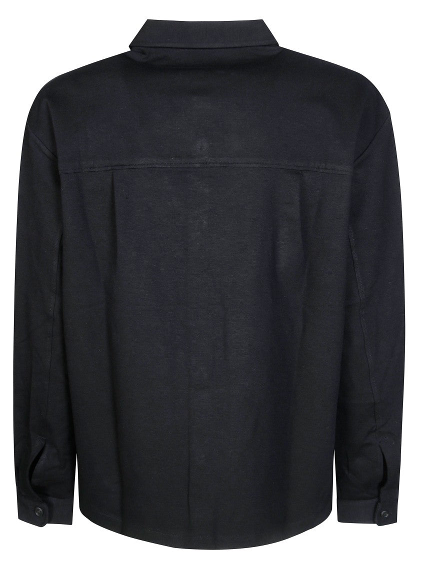 Woc Black Stanley Flap Pocket Wool Jacket