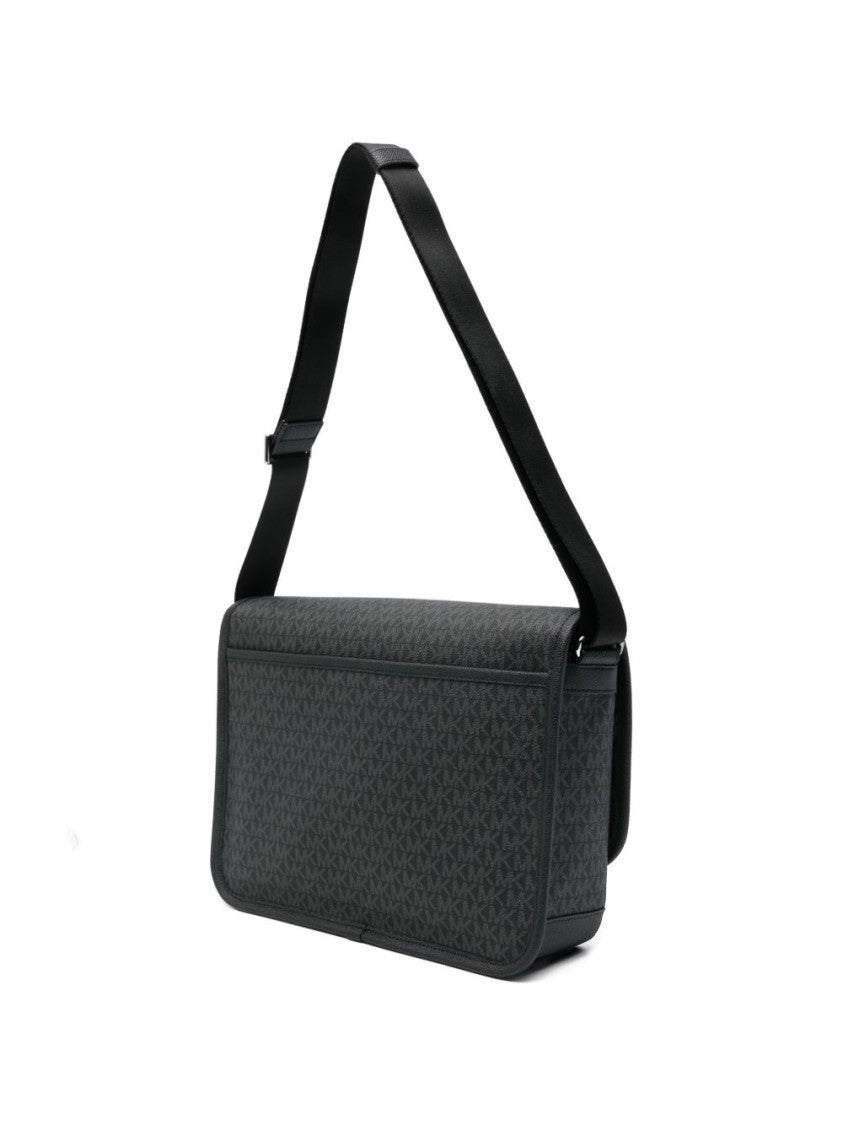 Michael Kors Logo Pattern Flap Shoulder Bag
