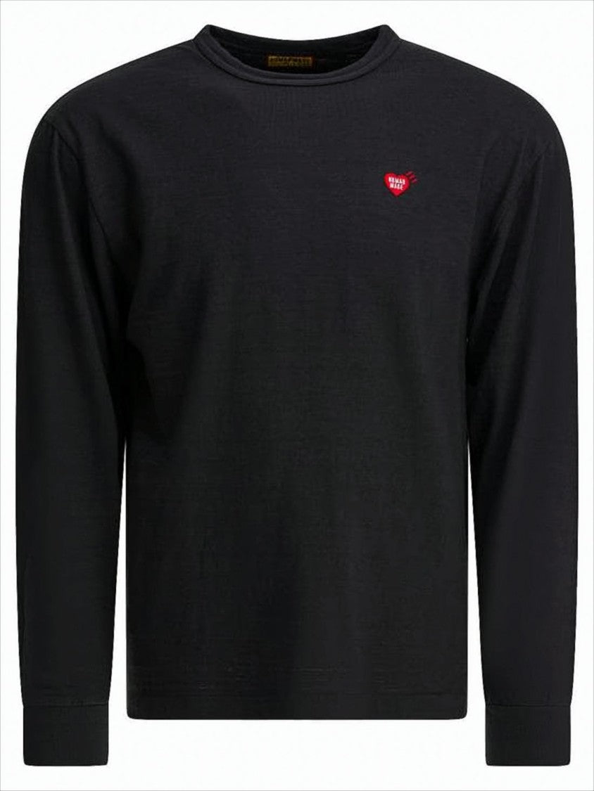 Humanmade Long-Sleeve Graphic T-Shirt With Heart Logo