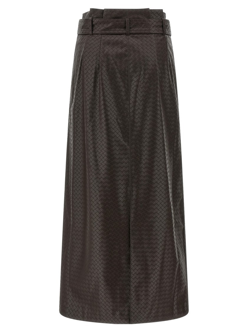 Rotate Birger Christensen 'Midi Paper Waist' Skirt
