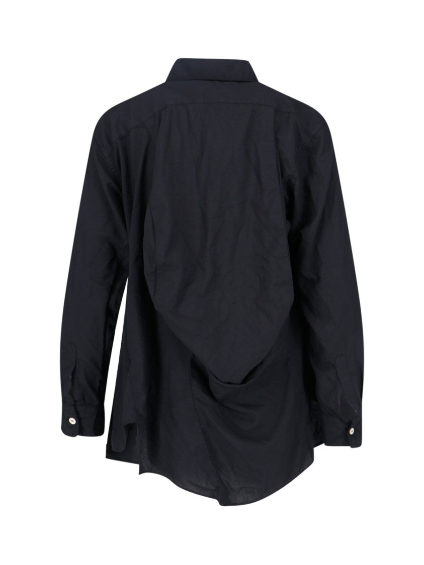 Comme Des Garçons Asymmetric Shirt – Black
