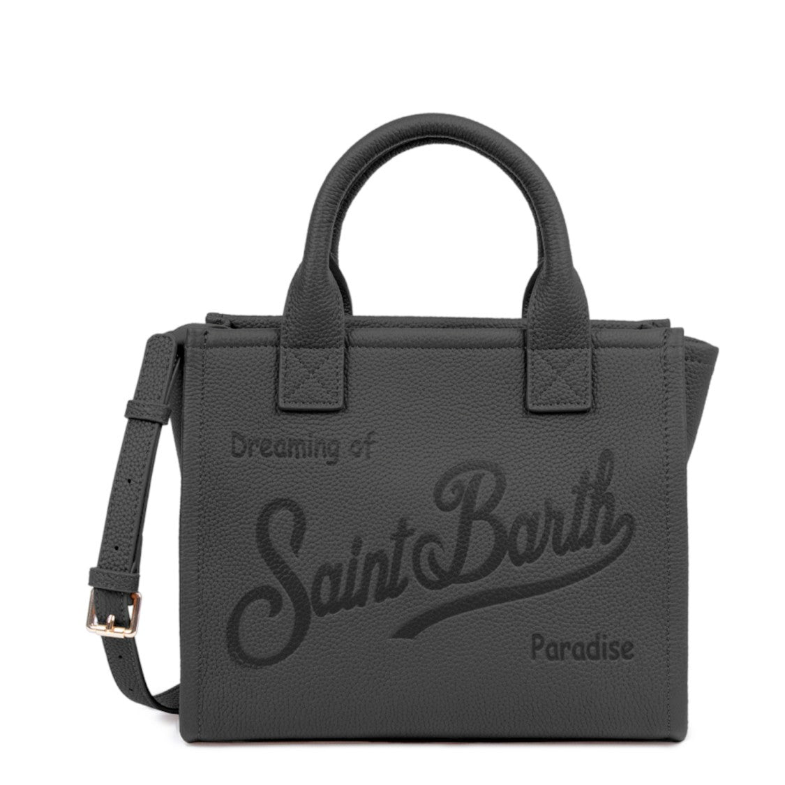 Mc2 Saint Barth Rectangular Tote Bag With Embossed Branding And Adjustable Strap