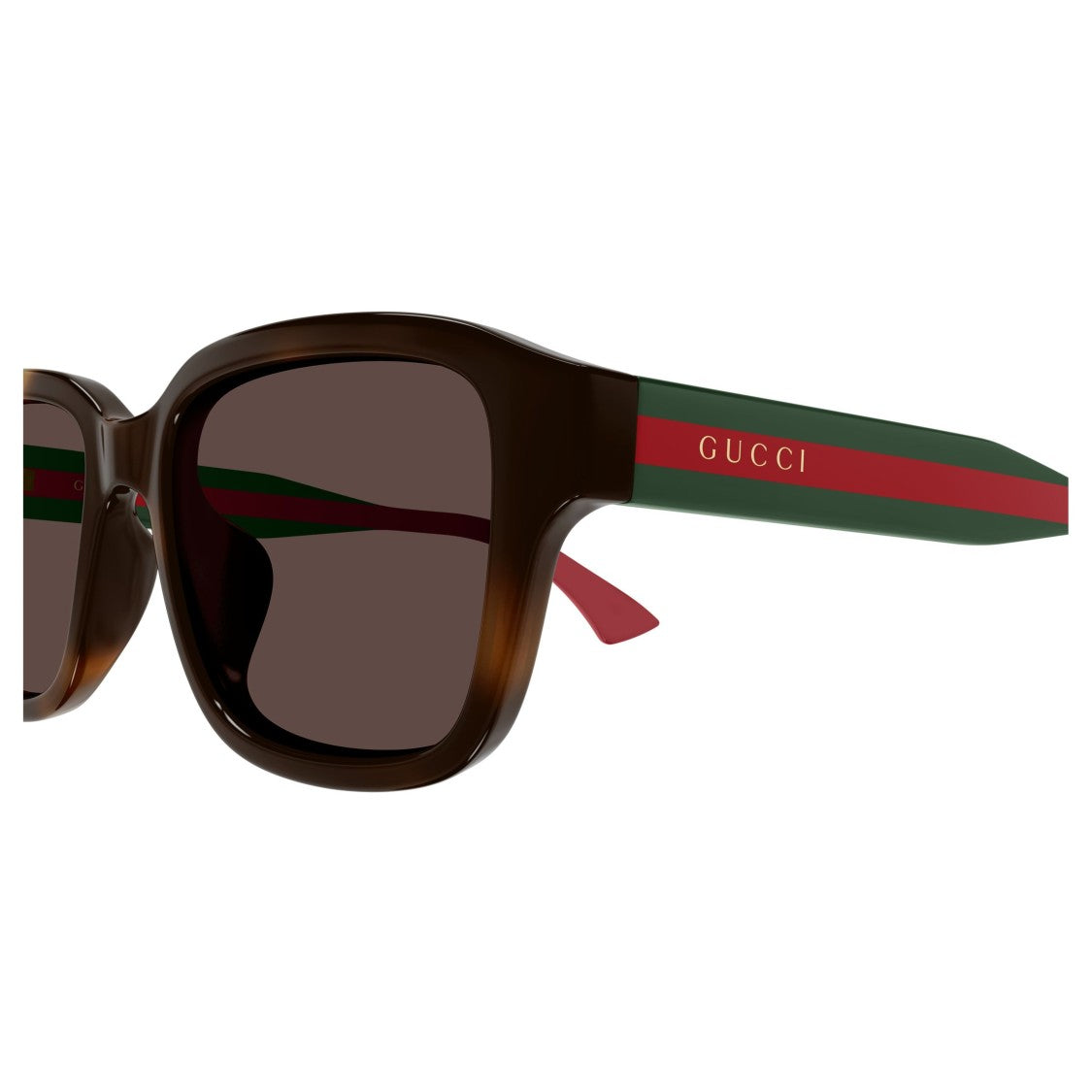 Gucci Gg2120sa Rectangular Tortoiseshell Sunglasses