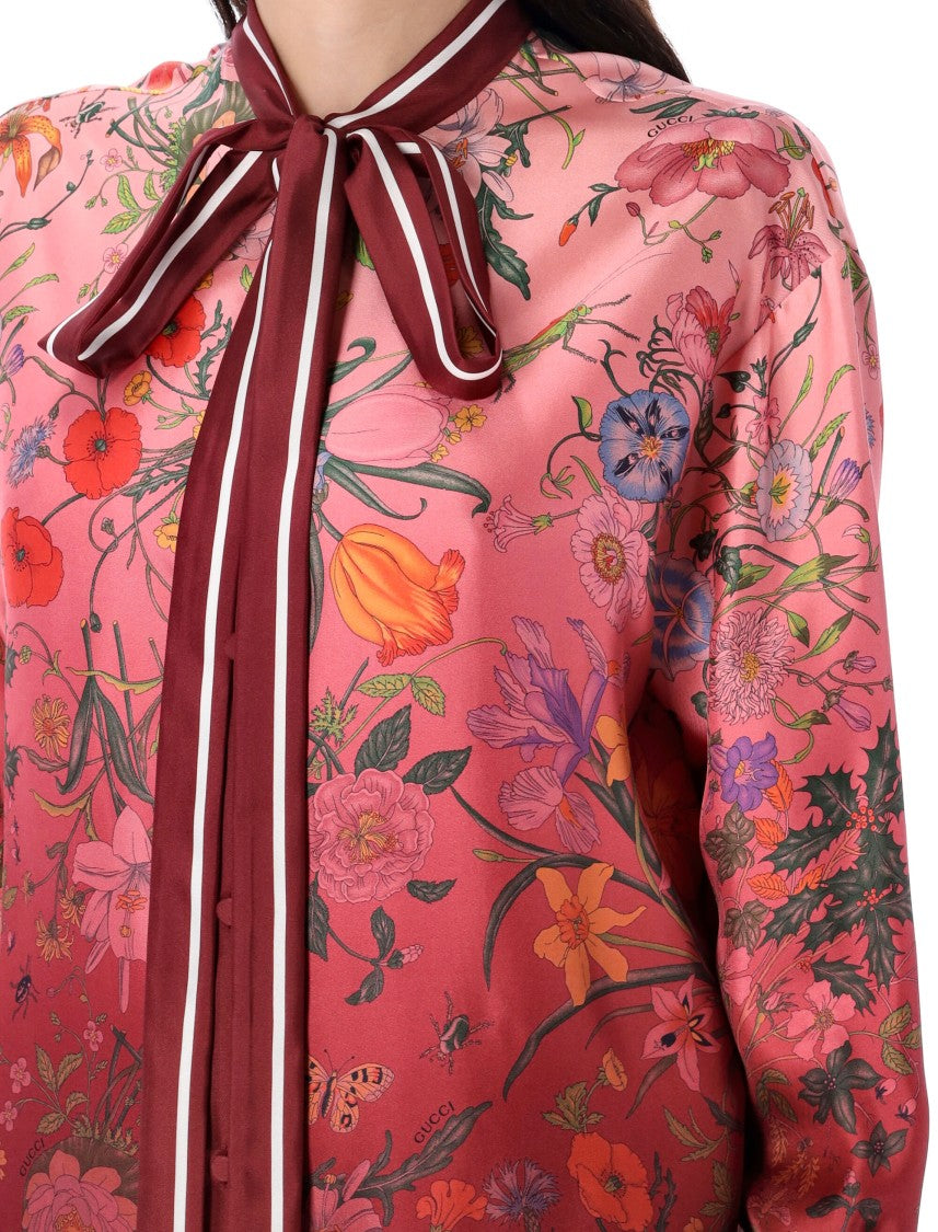Gucci Printed Silk Shirt
