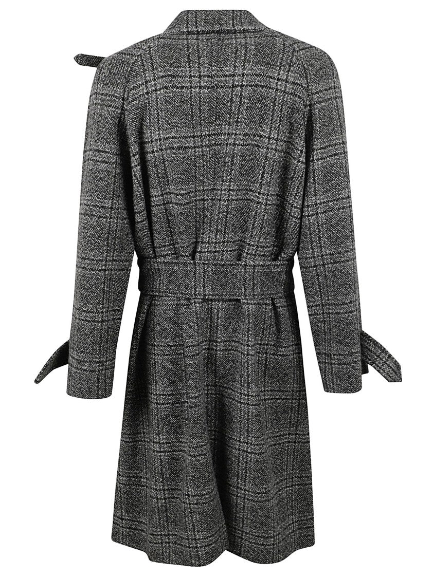 Balenciaga Vintage Checked Wool Coat