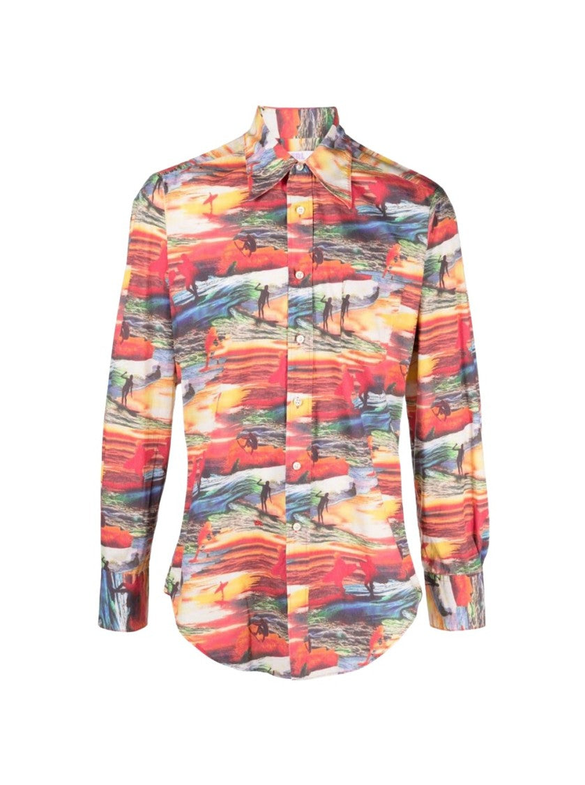 Erl Printed Woven Shirt