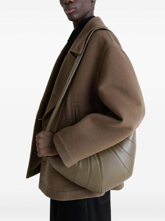 Lemaire Crescent Shape Lambskin Leather Crossbody Bag