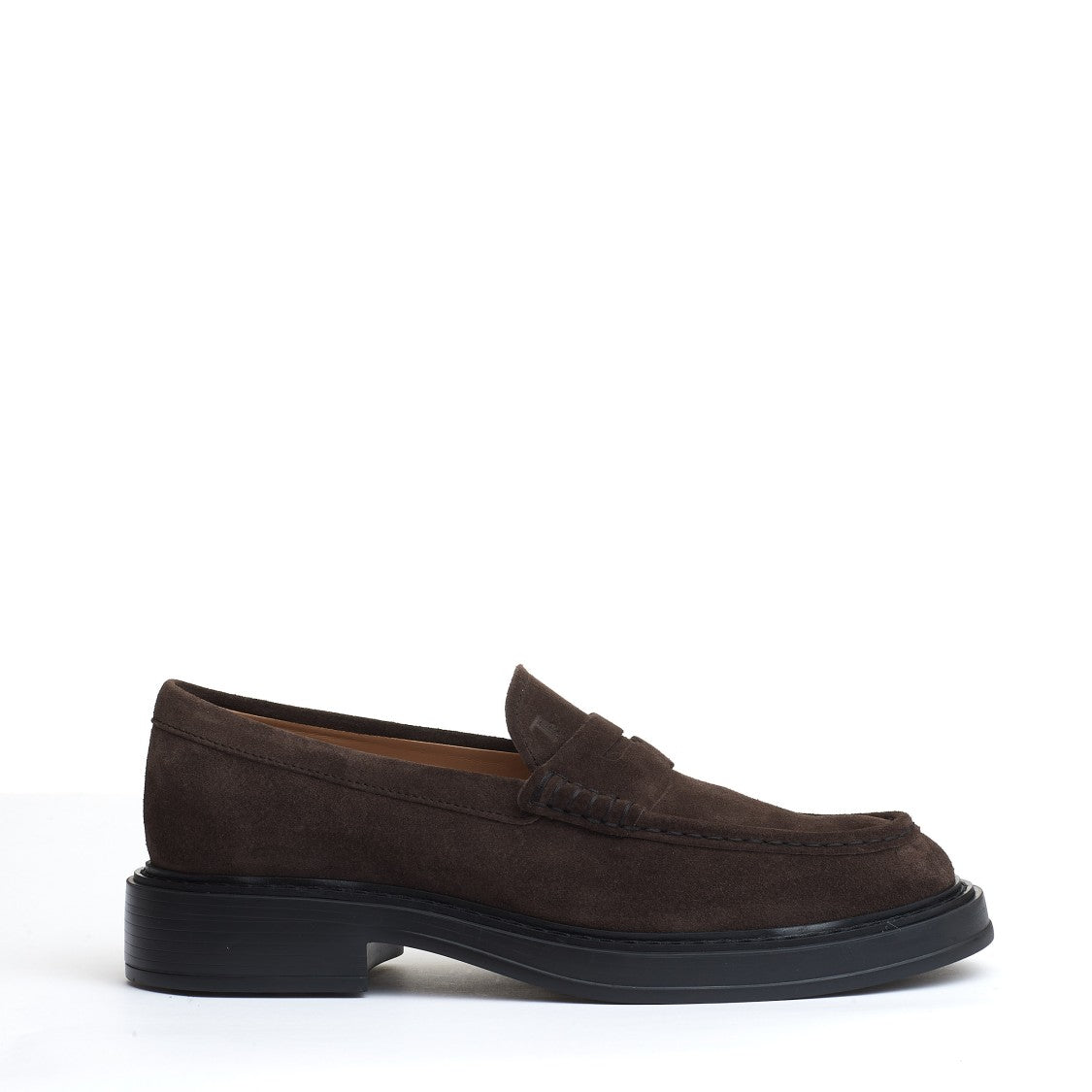 Tod's Bottom Moccasin Brown Suede