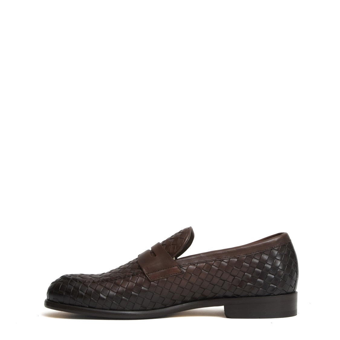 Doucal's Penny Adler Woven Leather Loafers