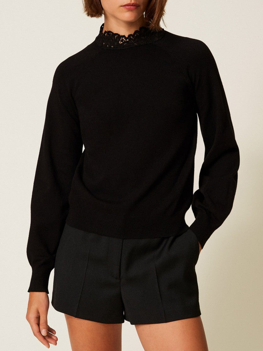 Twin-Set Tailored Silhouette Sweaterwith Clean Lines