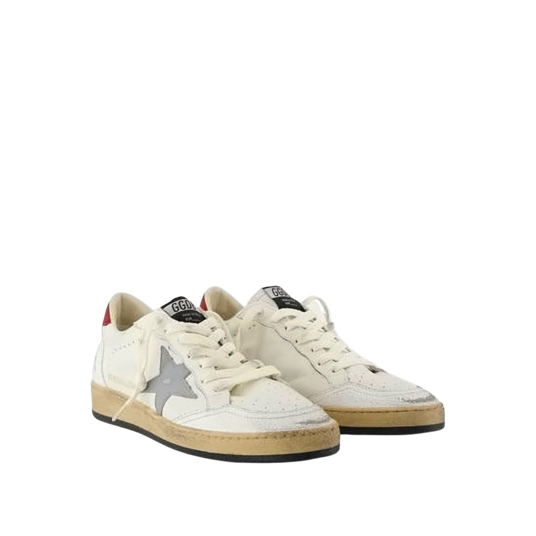 Golden Goose Vintage-Inspired Cream Napa Leather Sneakers