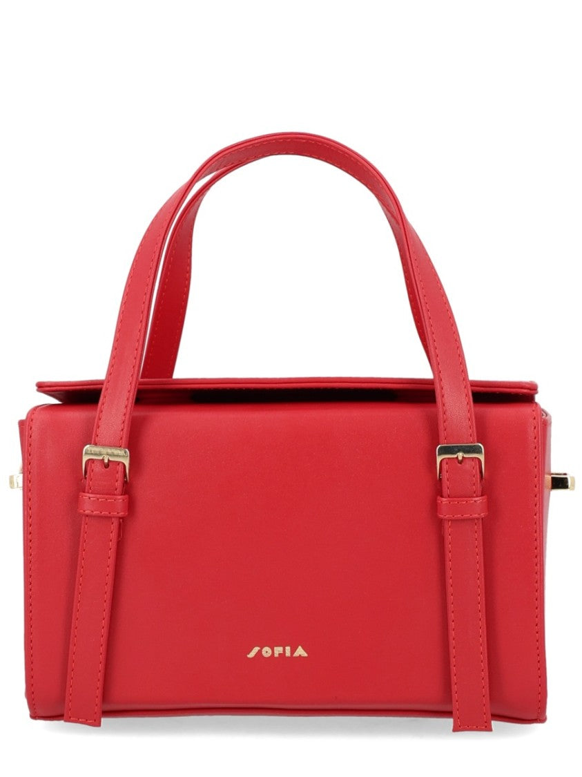 Sofia Black Mini Belmondo Calf Leather Tote Bag