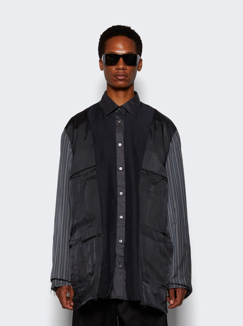 Maison Margiela Patchwork Inside-Out Jacket Charcoal
