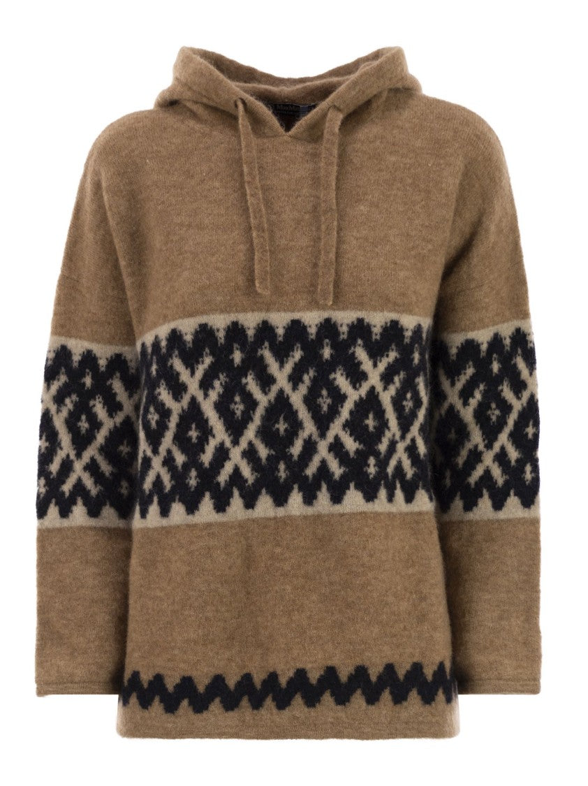 Max Mara Ivan Jacquard Mohair Blend Sweatshirt