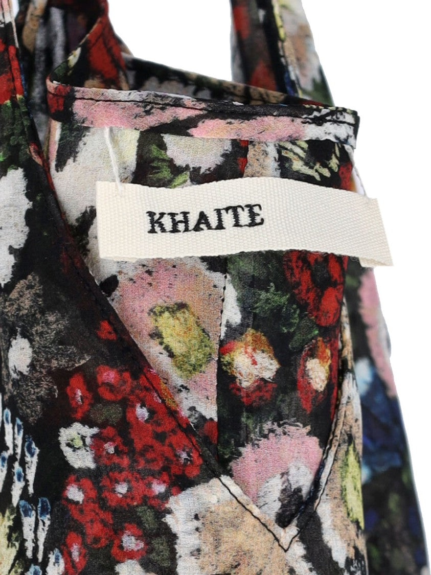 Khaite "Taja" Maxi Dress – Multicolor